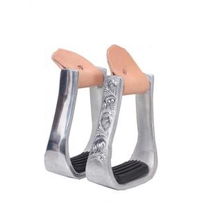 Oem mejor venta de alta calidad de equitación occidental de aluminio estribos en colores sólidos OEM 2025 estribos de acero inoxidable - Product Image 2