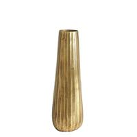 Woonkamer Decor Gouden Pilaar Bloemenvaas Vloer Display Goedkope Prijs Aluminium Decoratieve Luxe Vazen Woonaccessoires