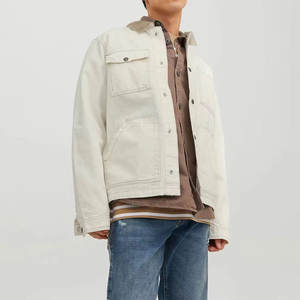 Services OEM, veste en jean pour homme de haute qualité, design personnalisé, nouvelle collection, fabriquée au Pakistan - Product Image 2