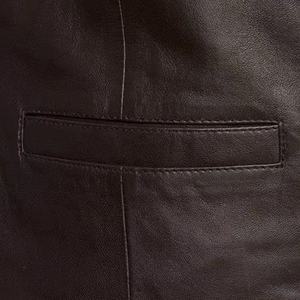 เสื้อกั๊กหนังแท้สำหรับผู้ชาย สำหรับขี่มอเตอร์ไซค์ เพื่อความปลอดภัยและสไตล์ ในราคาประหยัด - Product Image 4