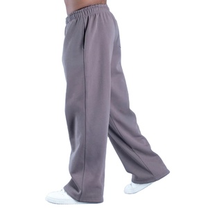 Custom Joggers <b>Men</b> Cotton Baggy Pants Heavyweight Casual Wear Custom Loose Fit Sweatpants - Product Image 4