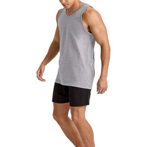 Camisetas sin Mangas, Nuevo Modelo, Camiseta Casual para Hombre, Transpirable, Tejida, Ropa de Gimnasio, Hecha en Pakistán, Precio al por Mayor - Product Image 4