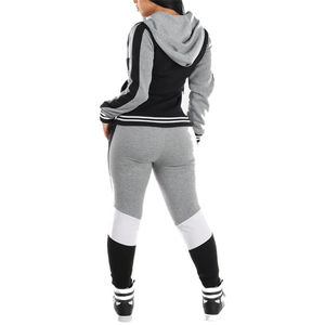 Conjunto Deportivo de Invierno para Mujer de Alta Calidad, con Cremallera, Pantalones Holgados de Cintura Alta Elástica y Top, Dos Piezas - Product Image 6