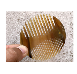 Peine para el cabello de Búfalo, peluquería, cuerno de vaca, peine para Barba, la oferta más popular, peine de cuerno de buey 100%, último diseño - Product Image 6