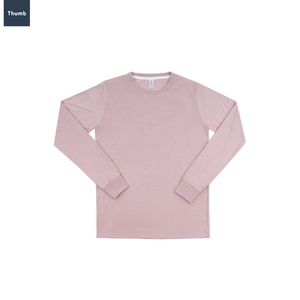 Sublimation Blanks Long Sleeves T-shirt Custom Private Label for Brand Low MOQ High Quality 170-180 Grams Very Soft for <b>Men</b> - Product Image 6