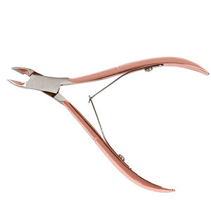 Coupe-cuticules professionnel en acier inoxydable avec une prise confortable et une large ouverture de mâchoire pour le soin et l'entretien des ongles des doigts - Product Image 1