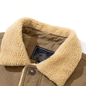 Veste en coton confortable veste d'hiver en coton à bas prix veste en coton teint uni à vendre - Product Image 3