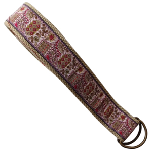 2025 KVR Unisexe Double D Anneau Nylon Web Ceinture Réglable Solide Jacquard Ceinture - Product Image 3