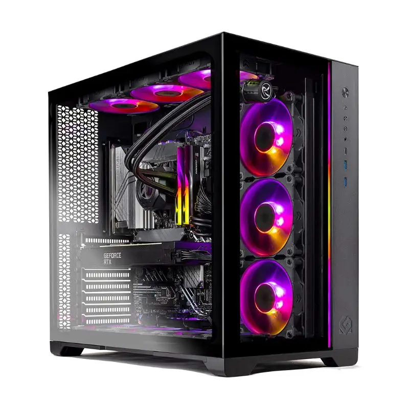 Thỏa thuận nóng lăng kính II PC Máy tính để bàn lõi I9 12900k 3.2 Ghz, RTX 3090, 1TB gen4 SSD, 32G DDR5 RGB, 850W Vàng PSU, 360mm AIO, AC Wi-Fi