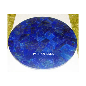 <b>White</b> Marble Lapiz Lazuli <b>Table</b> Tops Unique and Antique Design Use to High Quality Marble <b>Table</b> Top Made in India - Product Image 1