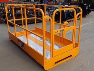 Plataforma de Trabajo con Accesorios para Montacargas, Capacidad de Carga de 400 kg, Accesorio de Canasta Montada en Horquilla para Montacargas y Manipuladores Telescópicos, Certificado CE - Product Image 3