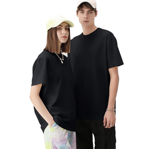 Camiseta pesada de gran tamaño de algodón 100% de alta calidad, camiseta pesada con estampado personalizado, camiseta lisa en blanco para hombre - Product Image 4