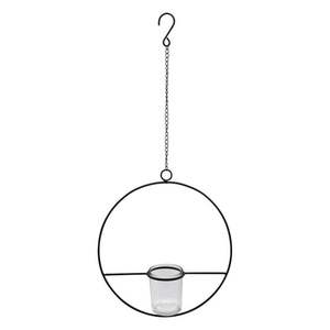 Portavelas Decorativo Colgante de Anillo Dorado, Aplique de Metal Artístico, Estilo Escandinavo, Soporte Circular Flotante para Velas para Hotel - Product Image 4