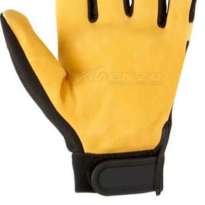 Guantes de Mecánico de Cuero Duradero con Muñequera Ajustable, Reducción de Impactos, Personalizables para Seguridad en Trabajos Mecánicos - Product Image 6
