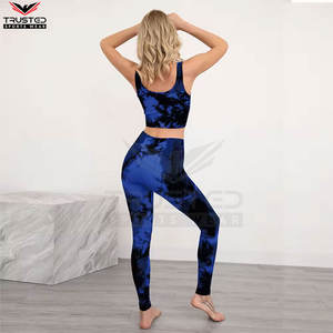 ชุดโยคะสำหรับผู้หญิง2ชิ้นปรับแต่งได้ชุดบราเลกกิ้งแบบใส่กลับด้านได้ - Product Image 4