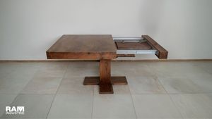 T49 <b>Aluminium</b> Mechanism for Extendable Dining <b>Table</b> Ball Bearing Slide Synchronized Extension-Kitchen Living Room Use 80 KG Load - Product Image 5