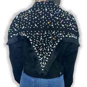 Vestes longues en jean pour femmes, grandes tailles, vente directe d'usine, haute qualité, personnalisées, collection 2024, très demandées. - Product Image 2