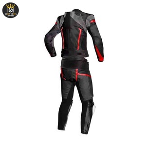 ชุดแข่งรถแบบยูนิเซ็กซ์ ทนทานต่อการสึกหรอ กันลม กันกระแทก ชุดกีฬาไซส์ใหญ่ ชุดหนังสำหรับขี่มอเตอร์ไซค์/รถแข่ง สำหรับฤดูร้อน/ฤดูหนาว - Product Image 5