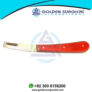 Couteau à sabot droit large pour instrument vétérinaire pour droitier avec lame à double tranchant - Product Image 6