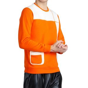New 100% Cotton <b>Men</b> <b>Sweatshirts</b> Hot Sale Best Quality New Style <b>Men</b> Sweat Shirt Fashion <b>Orange</b> <b>Sweatshirt</b> - Product Image 3