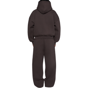 Ensemble personnalisé de sweats à capuche et de pantalons de survêtement Boxy de haute qualité en polaire surdimensionné avec fermeture éclair/fermeture éclair ensemble de survêtements pour hommes - Product Image 6