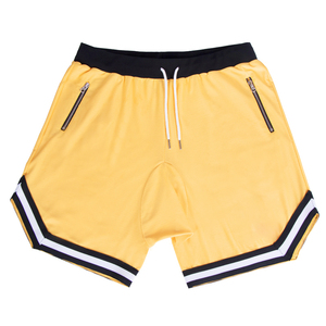 Pantalones cortos informales para hombre con cintura elástica Patrón sólido Pantalones cortos de malla de sublimación Cintura media Técnicas teñidas lisas hechas en Pakistán - Product Image 1