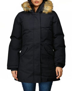 Chaqueta Parka para Mujer, 100% Nailon, Impermeable, Transpirable, Cortavientos, de Secado Rápido, Ecológica, con Capucha de Piel para Otoño, Cierre de Cremallera, Corte Regular - Product Image 6