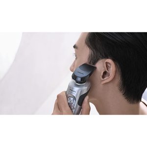 Rasoir Électrique Rotatif Advand, Système de Rasage, Finition Chromée, Support de Charge Sans Fil, IPX7, Tondeuse à Barbe, Tondeuse à Poils de Nez pour le Corps - Product Image 5