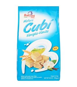 Galleta de Oblea Rellena de Vainilla y Crema Balconi, Estilo Italiano, Lista para Comer a Temperatura Ambiente - Product Image 1