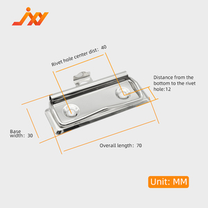 ขายส่งคลิปโลหะขนาด 7 ซม. พร้อมตะขอ A4/A5 คลิปหนีบกระดานเขียน คลิปหนีบกระดานวาดภาพ คลิปเครื่องเขียน คลิปเหล็กชุบไฟฟ้า - Product Image 5