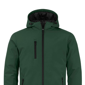 Veste Softshell pour homme, nouvelle norme 2024, design décontracté uni, avec tissu polaire léger OEM pour la randonnée en plein air - Product Image 3