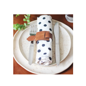 Leather Decorate Napkin Ring <b>for</b> Dinner Table <b>Wedding</b> Napkin Rings Wholesale Customized 4 Piece - Product Image 4