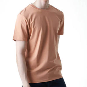 Camiseta de Jersey unisex, camisetas de algodón peinado de estiramiento suave, camiseta informal clásica de moda con cuello redondo - Product Image 1