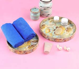 Plateau de service de luxe haut de gamme de designer européen, plateau à fruits vintage pour la décoration de la maison, plateau de service en bois de luxe - Product Image 6