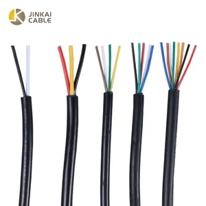 30 28 26 24 22 20 18 16 AWG Cáp Tín Hiệu Đồng 2 3 4 5 6 7 8 9 10 Core UL2464 Cáp Bọc Ngoài