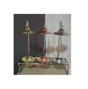 Chauffe-plats Buffet servant un plat à friture Mini plat à friture rond pour tous les événements Vaisselle Plat à friture décoratif - Product Image 1