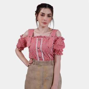 Premium <b>Women's</b> Bavarian Leather <b>Skirt</b> Traditional German Oktoberfest <b>Skirt</b> with Custom Embroidery <b>for</b> Festivals - Product Image 2