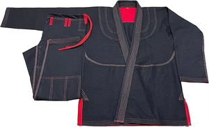 Kimono de Jiu Jitsu Personalizado, Kimono de BJJ Negro, Kimono de Judo de 450 Gsm de Algodón para Artes Marciales, Traje de Judo, Kimono de Judo por Jiu Jitsu Kimono - Product Image 2