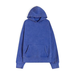 Venta al por mayor de productos calientes Logotipo de impresión personalizada Sudadera con capucha de los hombres pesado liso grueso de lana con capucha sudaderas con capucha personalizadas para los hombres - Product Image 2