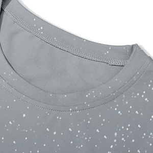 T-shirt surdimensionné personnalisé avec strass, qualité supérieure, respirant, écologique, 100% coton, manches courtes, vêtement tendance - Product Image 3
