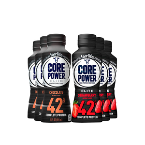 Batido de chocolate con sabor a núcleo saludable con café y galletas líquido bajo en grasa de alta proteína para Fitness y gimnasios - Product Image 4