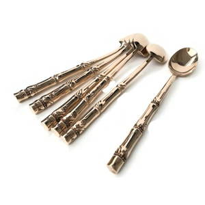 Couverts de cuisine design vintage, ensemble de cuillères, vaisselle de qualité supérieure en acier inoxydable poli miroir, ensemble de couverts de l'Inde - Product Image 1