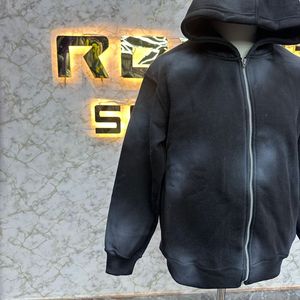 Buena Tasa de calidad superior más demandada Cremallera Sudadera con capucha Puff Impreso hecho en fábrica precio barato sudaderas con capucha hombres sudaderas con capucha para hombres - Product Image 4