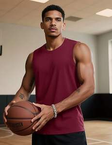 Chaleco deportivo sin mangas para hombre, camiseta sin mangas para entrenamiento de gimnasio, ropa deportiva transpirable de secado rápido para correr y entrenar - Product Image 4