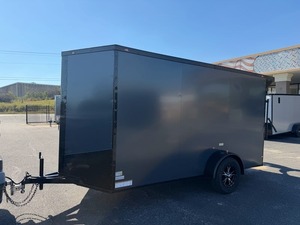 Clean modern look 6x12 Enclosed <b>Cargo</b> <b>Trailer</b> For Sale - Product Image 5