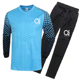 Camiseta de Portero de Fútbol de Manga Larga OEM de Alta Calidad, Uniformes con Impresión Digital, Ropa Deportiva Genérica, Diseño de Logotipo Personalizado - Product Image 1