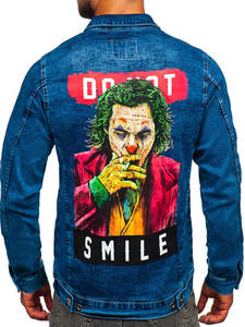 Winter Jean Jackets <b>Warm</b> Denim <b>Clothing</b> Men's Liner Thicker Fleece Denim Jacket for Men Blue Jacket OEM Design Service - Product Image 2