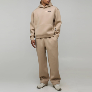 Survêtements pour hommes de haute qualité avec logo personnalisé, design pull-over de couleur unie, survêtement personnalisable pour les acheteurs en gros, design tendance - Product Image 1