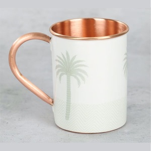 Mug à Moscow Mule en cuivre martelé tendance pour la vente en gros, vaisselle à cocktails artisanale de qualité supérieure pour les bars, les restaurants et les hôtels - Product Image 3