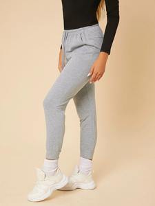 Vente chaude femmes pantalons décontractés respirant séchage rapide grande taille coton polaire survêtement pantalon 100% coton hiver nouveau Design - Product Image 6